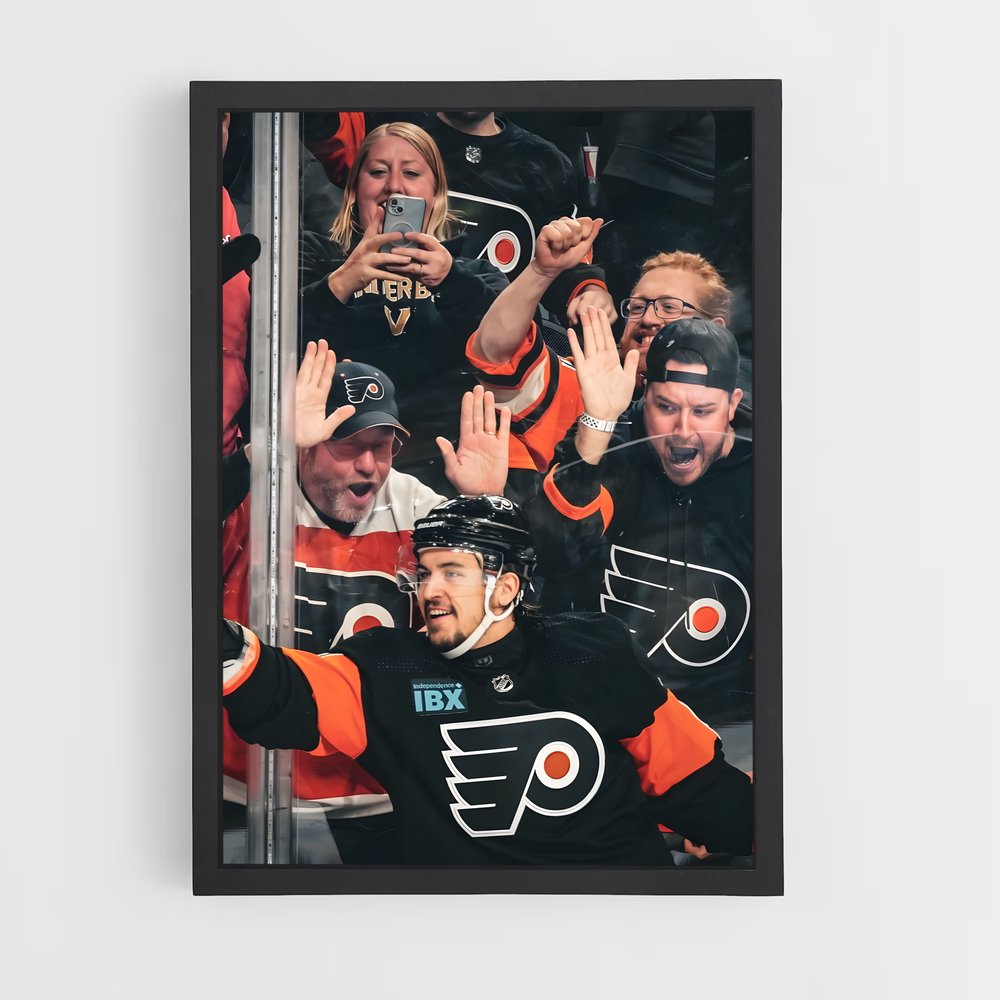 Poster Victoire des Flyers – affiche Hockey sur glace (vue 2)